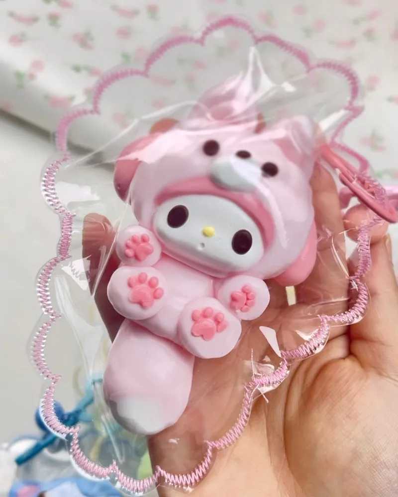 Big Tail Cartoon Suit Kuromi Kitty Squishy Stress Relief Decompression Toy — photo 5