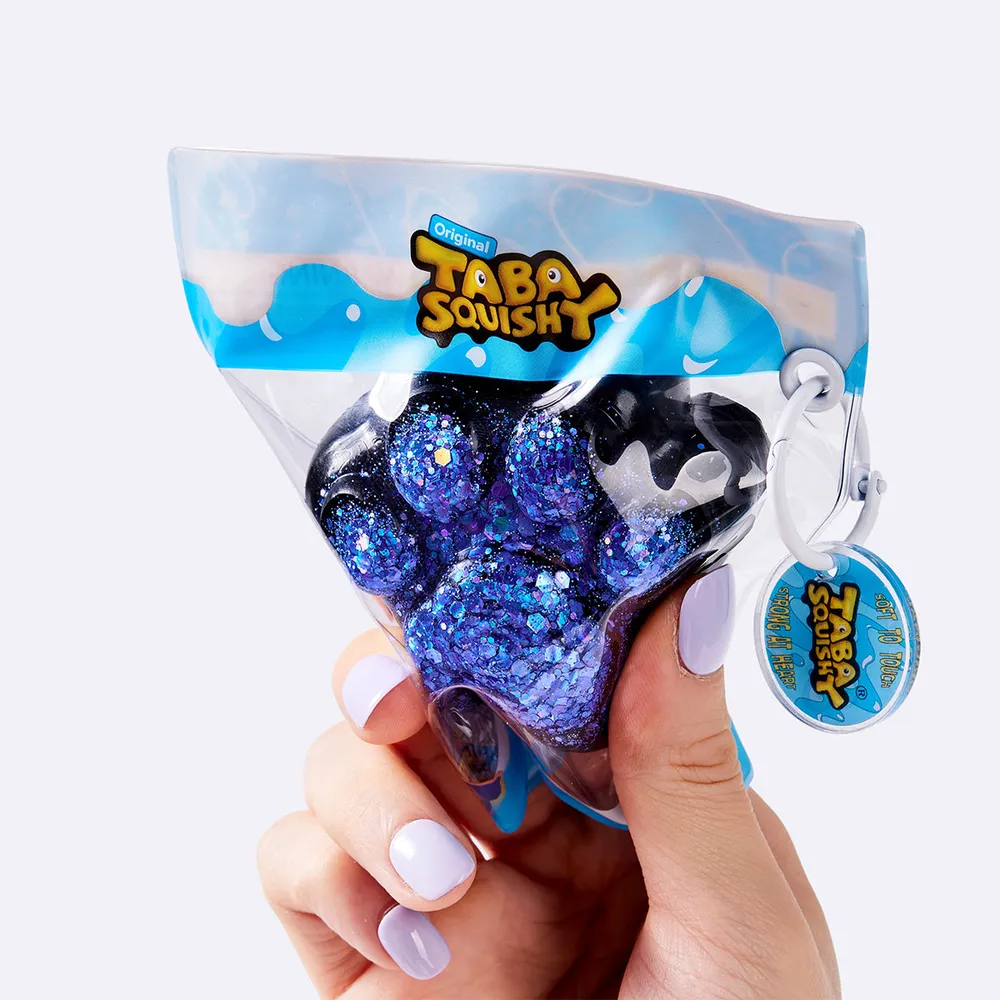 Black Blue Purple Glitter Cat Paw — photo 5