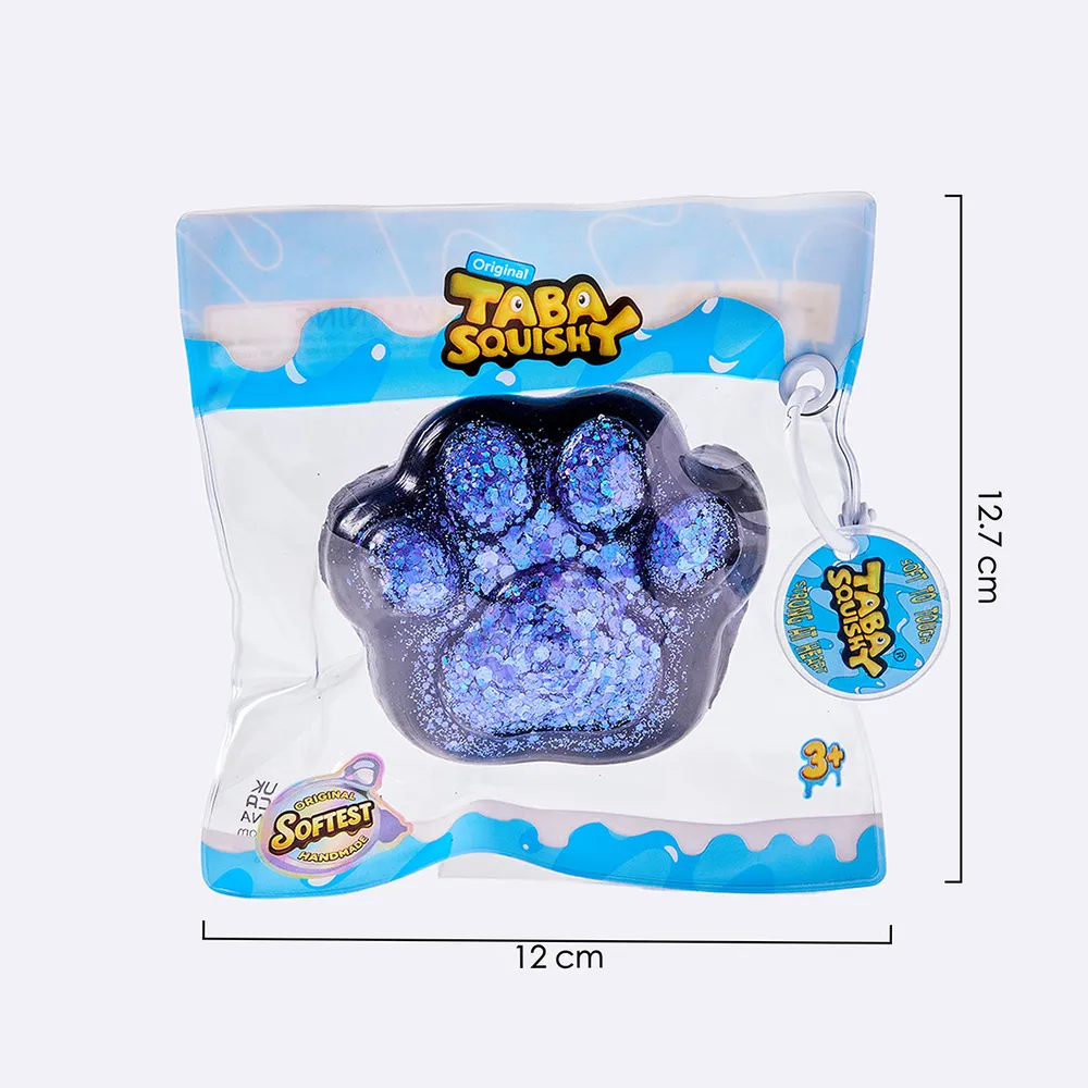 Black Blue Purple Glitter Cat Paw — photo 6