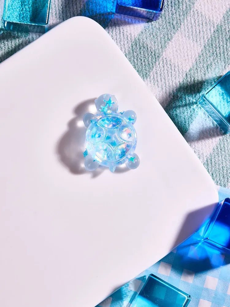 Blingbling Blue Cute Turtle Taba Squishy — photo 5