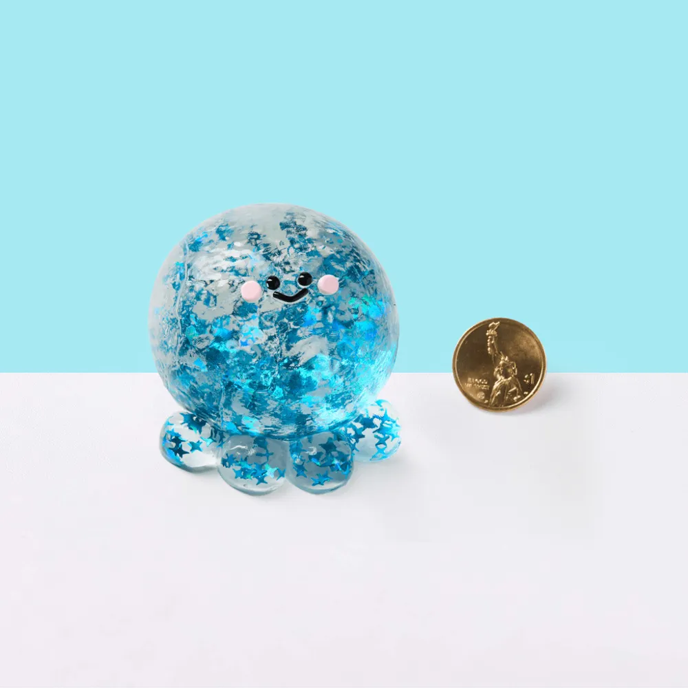 Blingbling Blue Octopus Taba Squishy — photo 2