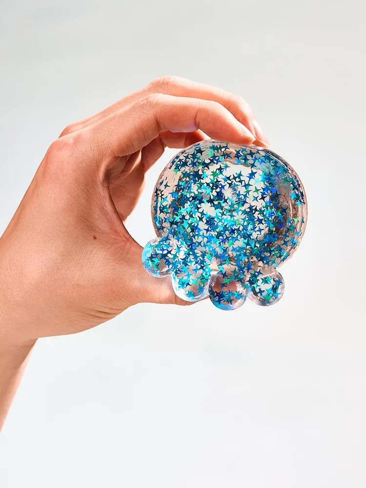 Blingbling Blue Octopus Taba Squishy — photo 5