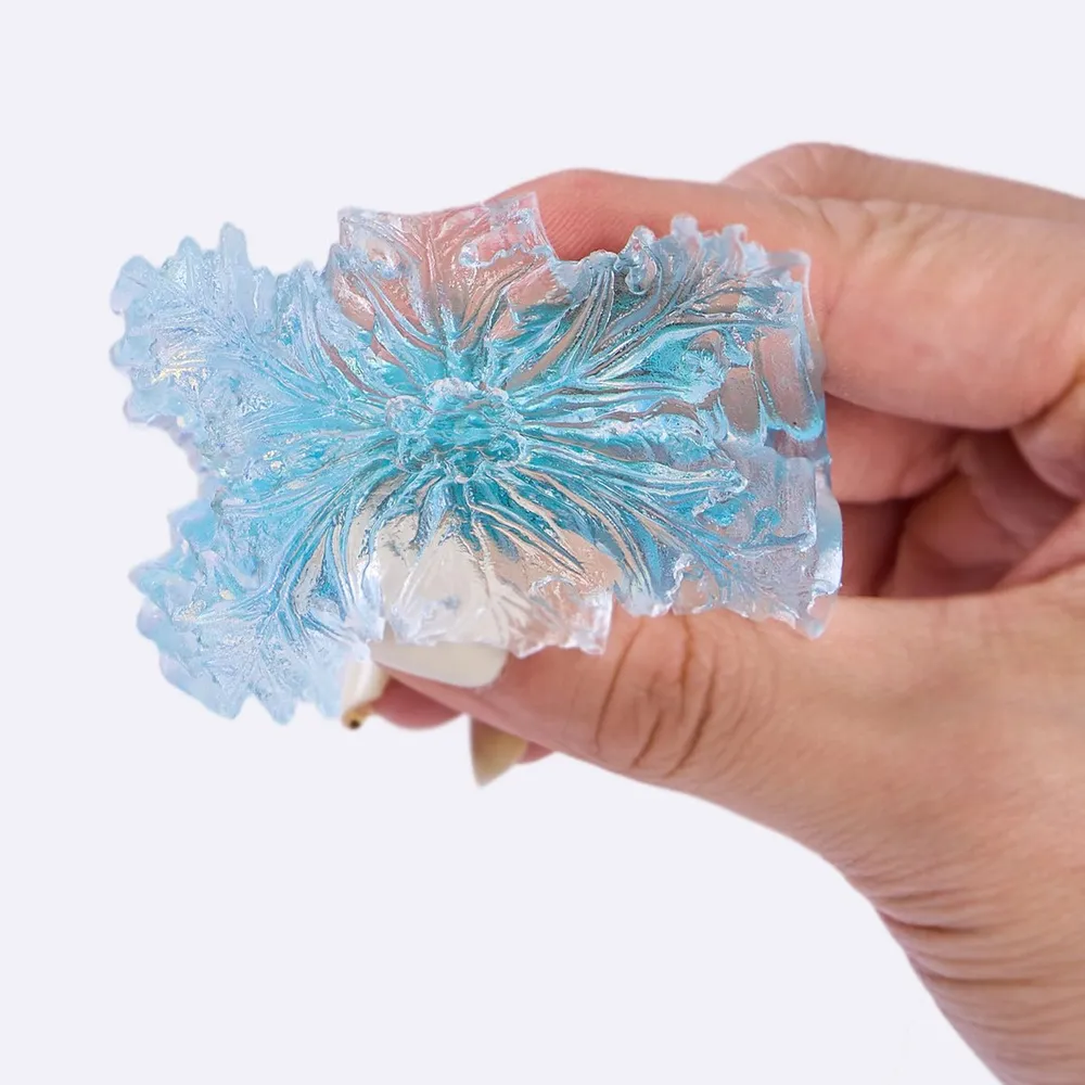 Blingbling Blue Snowflake Taba Squishy — photo 3