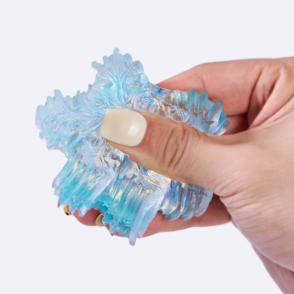 Blingbling Blue Snowflake Taba Squishy — photo 4