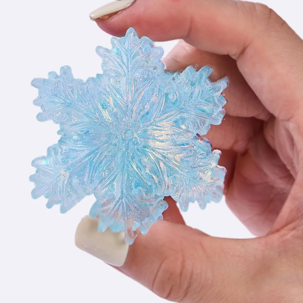 Blingbling Blue Snowflake Taba Squishy — photo 5