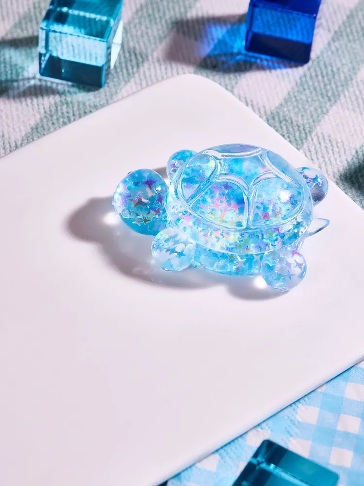 Blingbling Blue Turtle Taba Squishy — photo 4