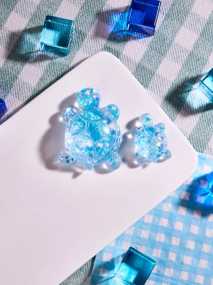 Blingbling Blue Turtle Taba Squishy — photo 5