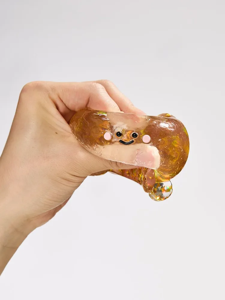Blingbling Gold Octopus Taba Squishy — photo 5