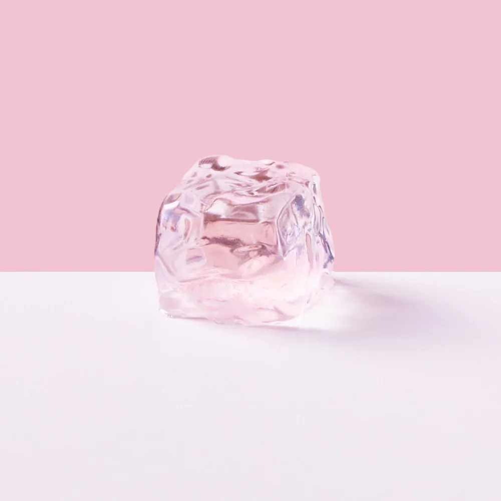 Blingbling Pink Ice Cube Taba Squishy