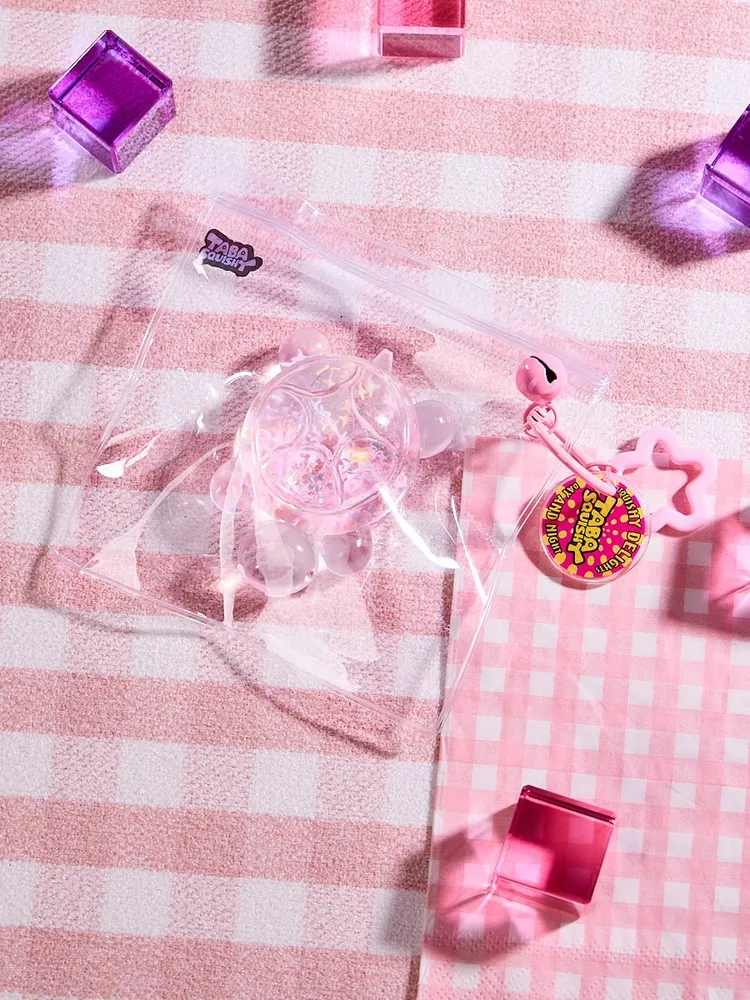 Blingbling Pink Turtle Taba Squishy — photo 2