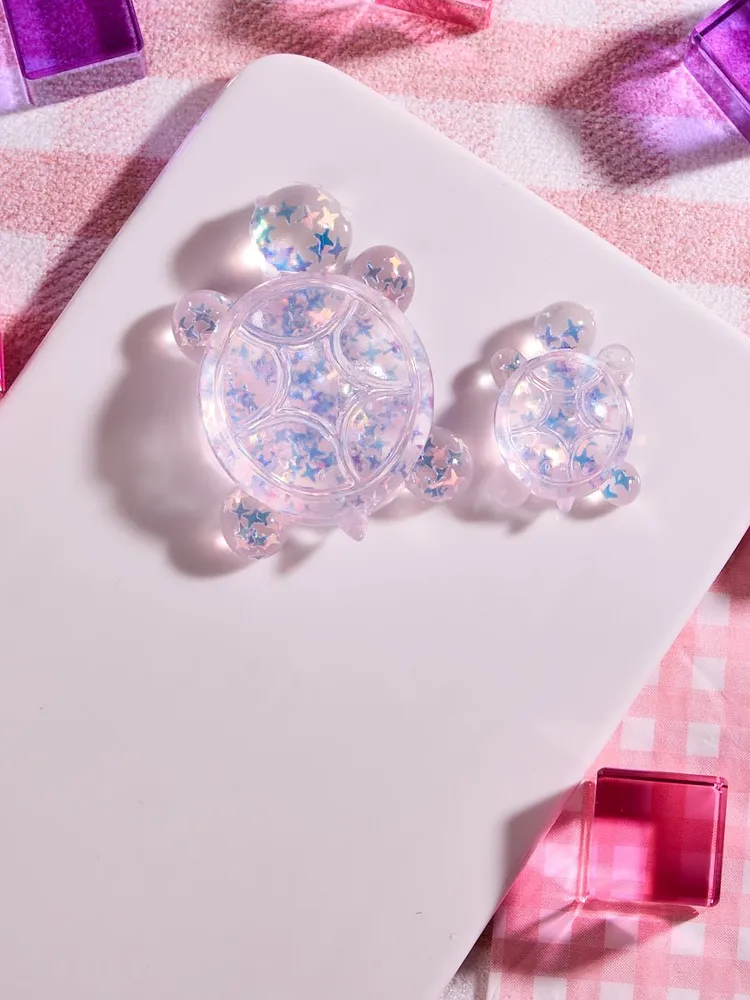 Blingbling Purple Cute Turtle Taba Squishy — photo 5