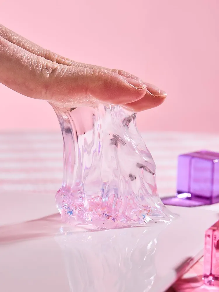 Blingbling Purple Ice Cube Taba Squishy — photo 3