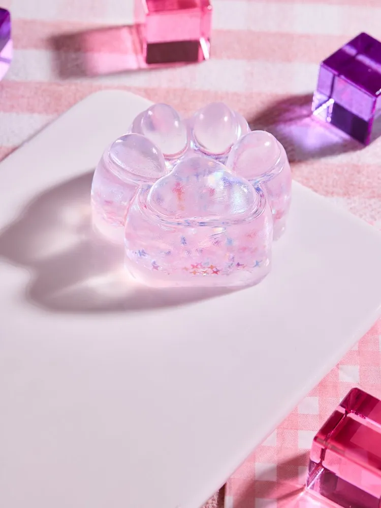 Blingbling Purple Paw Taba Squishy — photo 4