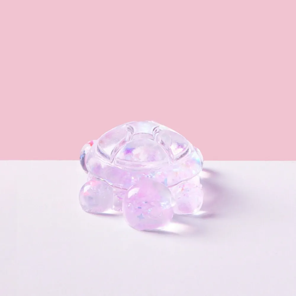 Blingbling Purple Turtle Taba Squishy