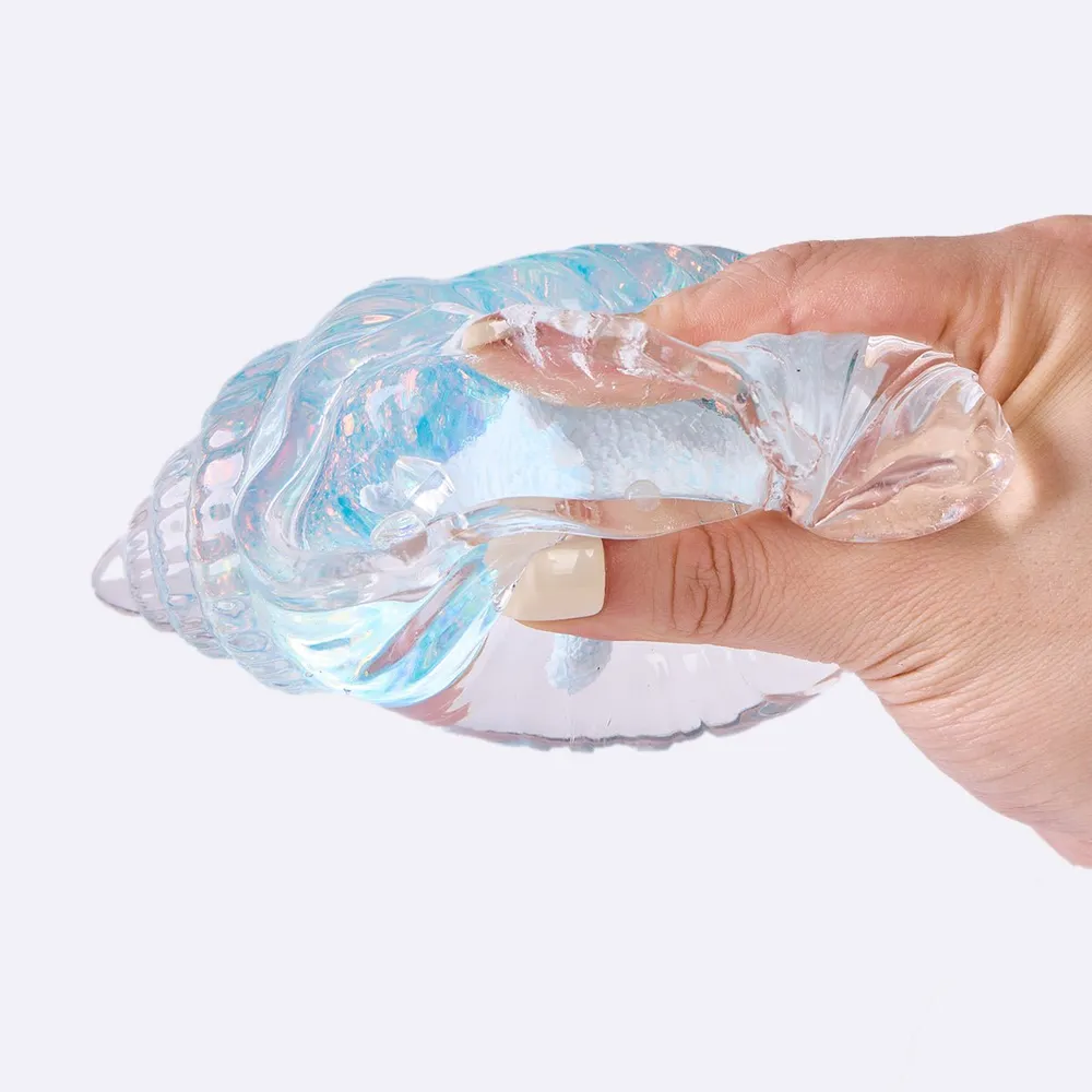 Blingbling Transparent-blue Conch with Starfish Taba Squishy — photo 2