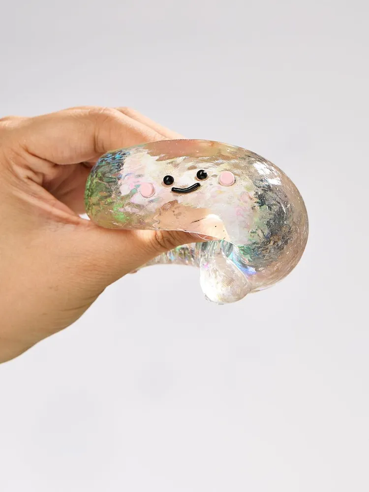 Blingbling Transparent-colorful Octopus Taba Squishy — photo 4