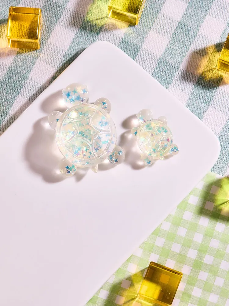 Blingbling Yellow Cute Turtle Taba Squishy — photo 6