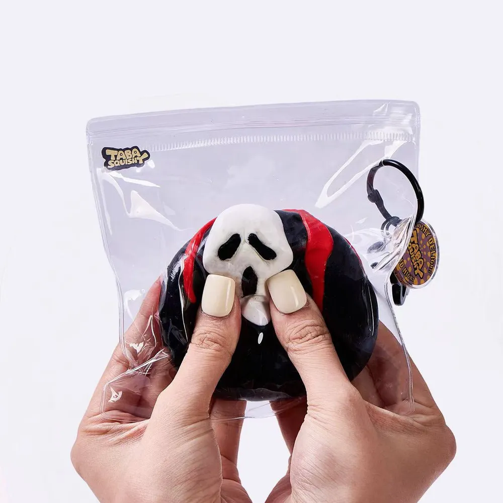 Bloody Ghost Face Pumpkin Taba Squishy — photo 6