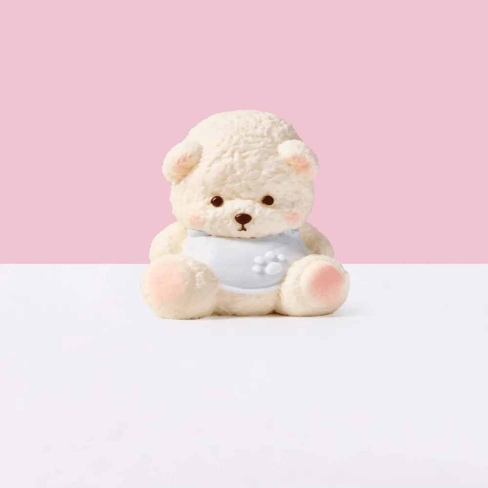 Blue Bib Bear Taba Squishy