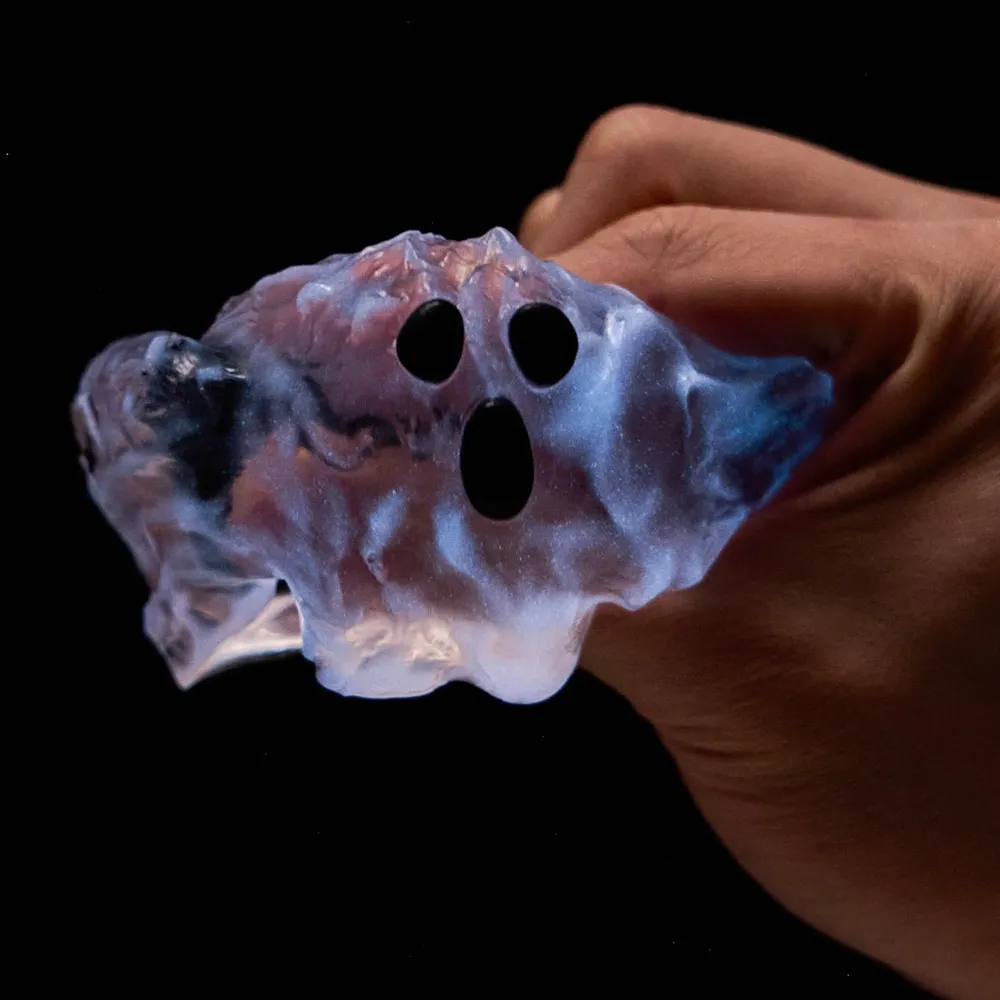 Blue Luminous Ghost Taba Squishy — photo 2