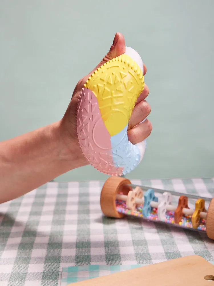 Blue-pink-yellow Cookie Sandwich Taba Squishy — photo 2