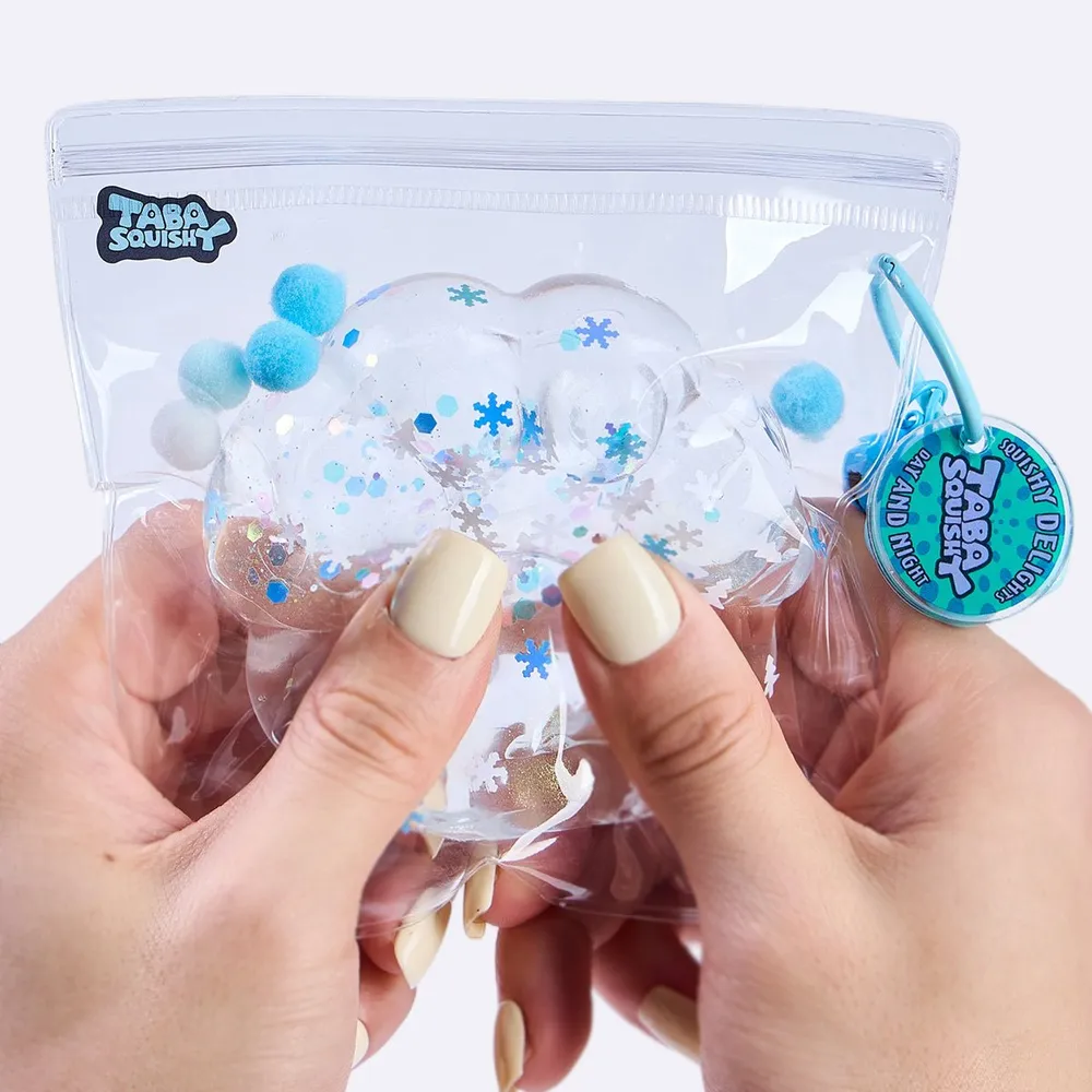 Blue Sprinkle Clear Paw Taba Squishy — photo 6