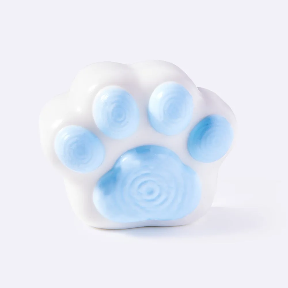 Blue Swirl Cat Paw