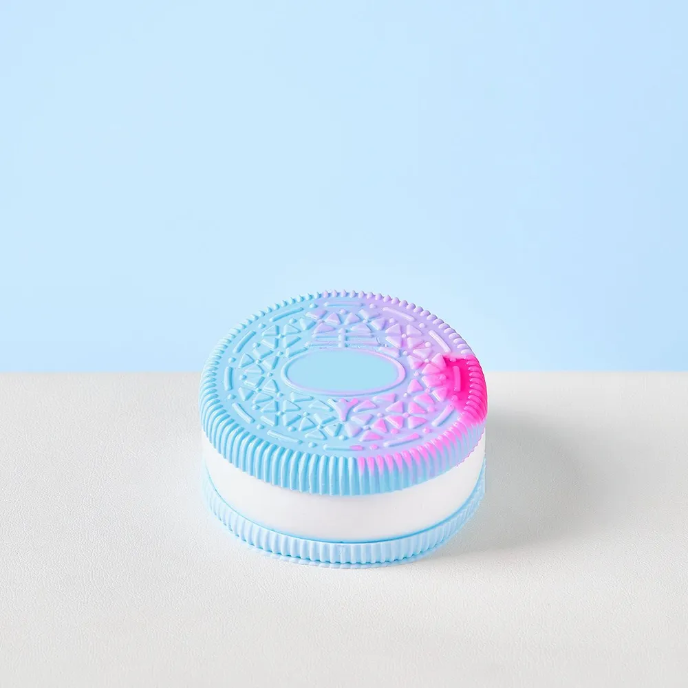 Blue-white Cookie Sandwich Taba Squishy