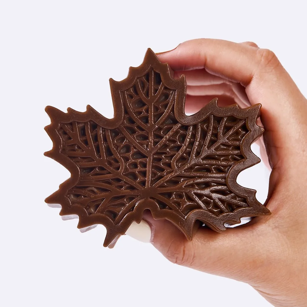 Brown Maple Leaf Taba Squishy — photo 4