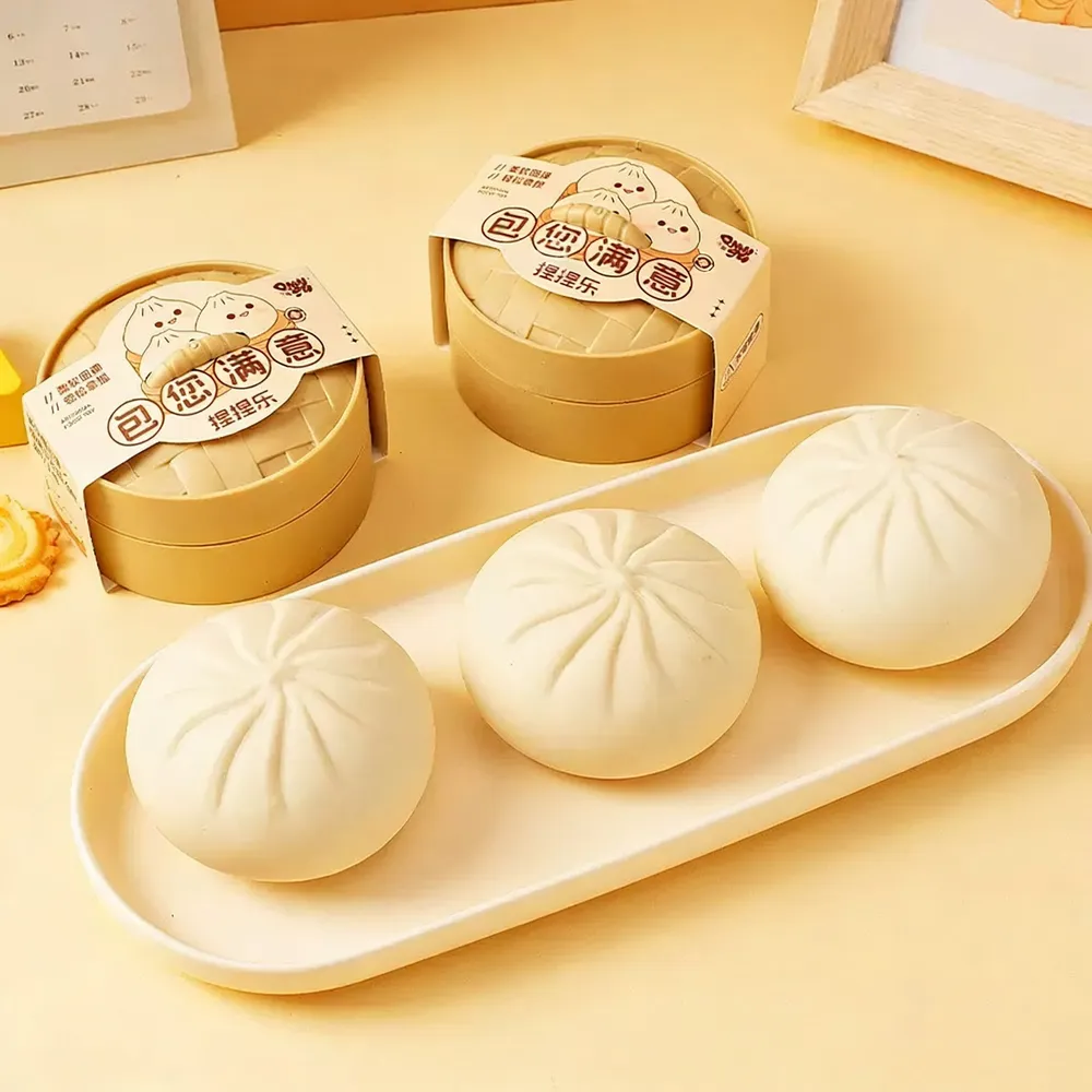 Bun/Dumplings Squishy Stress Relief Decompression Toy — photo 3