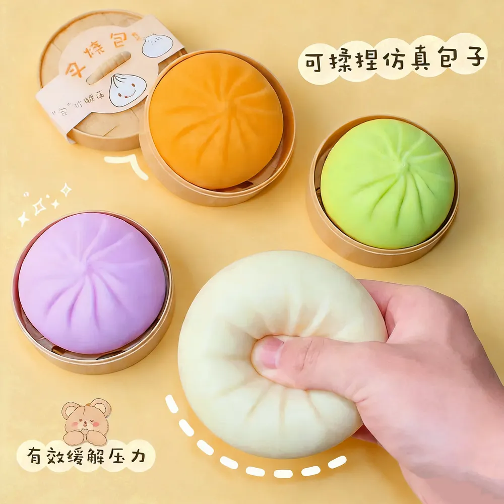 Bun/Dumplings Squishy Stress Relief Decompression Toy — photo 5