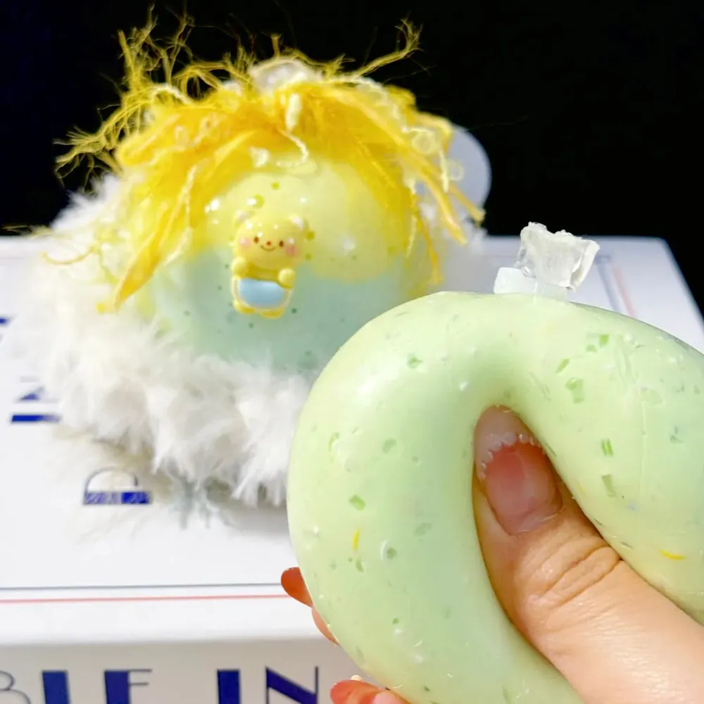 Butter Bear Stress Ball Soft Clay Filling Squishy Stress Relief Decompression Toy — photo 2