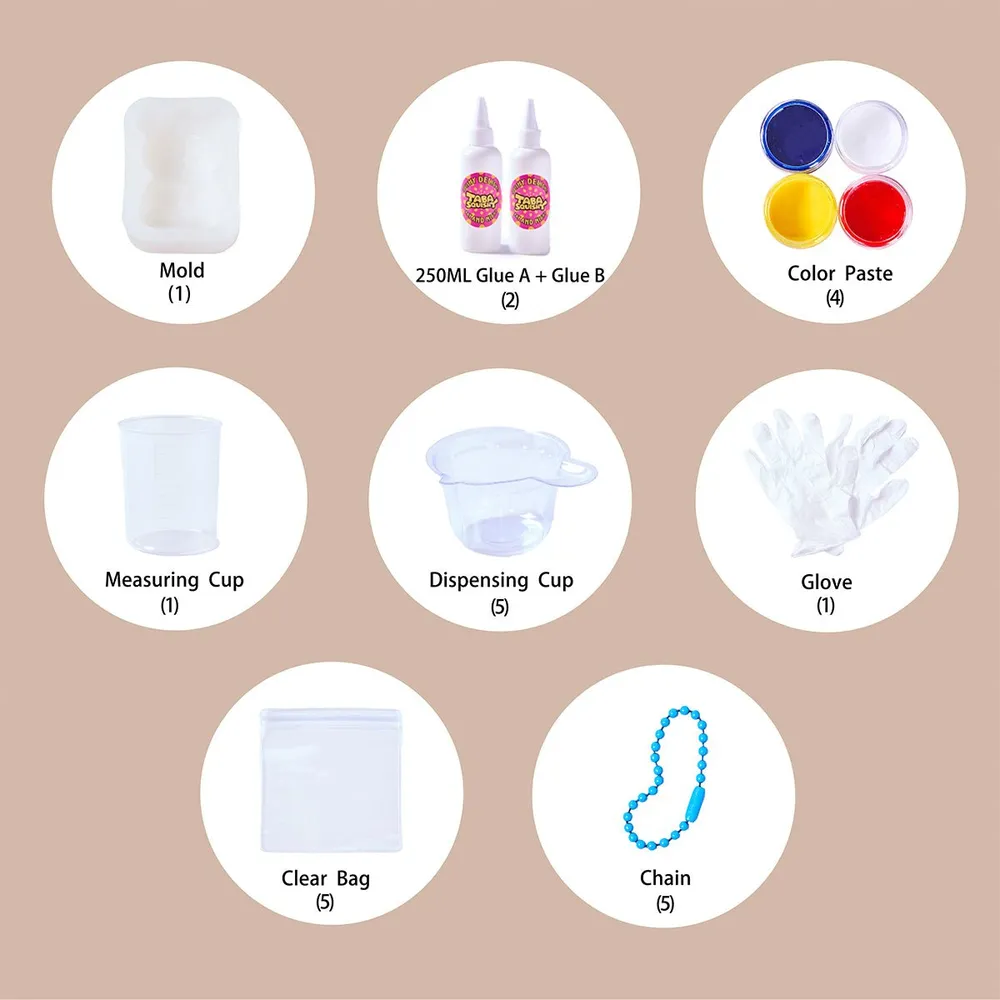 Butter Bear Taba Squishy DIY Mold Set — photo 3