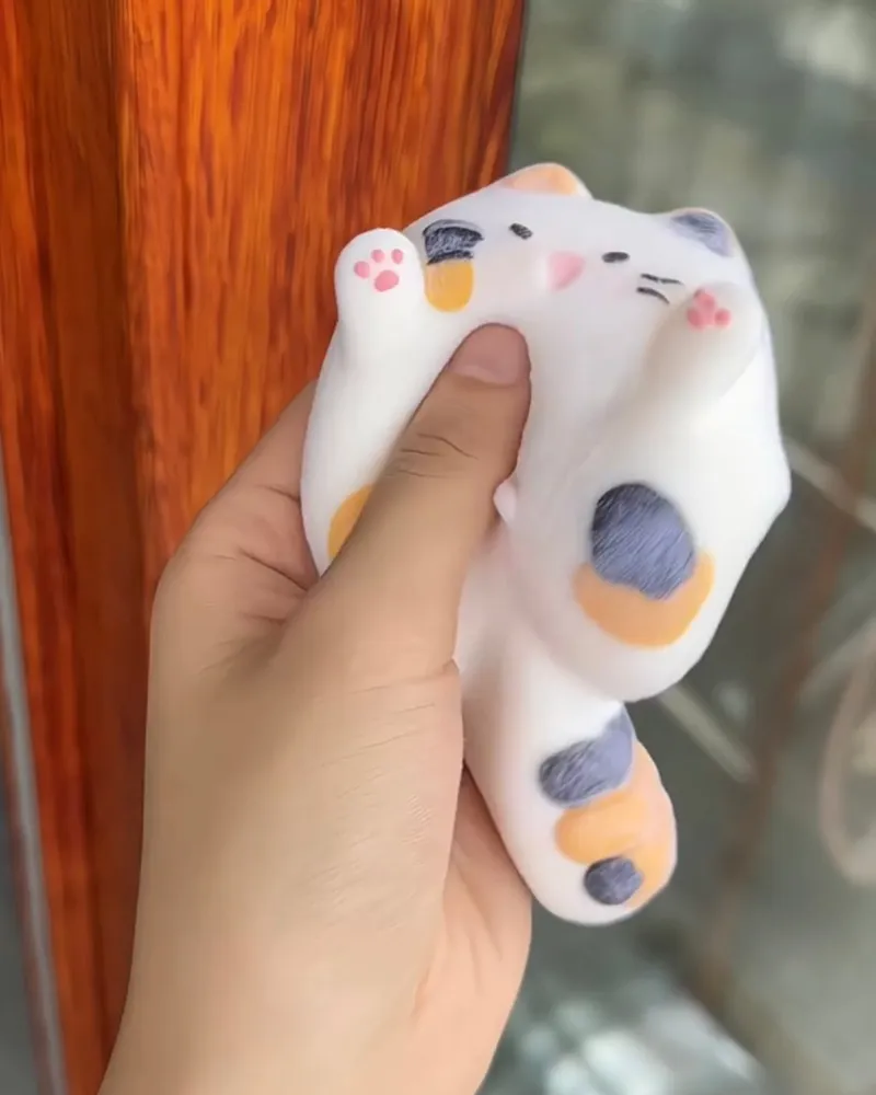 Calico Cat Squishy Stress Relief Decompression Toy — photo 3