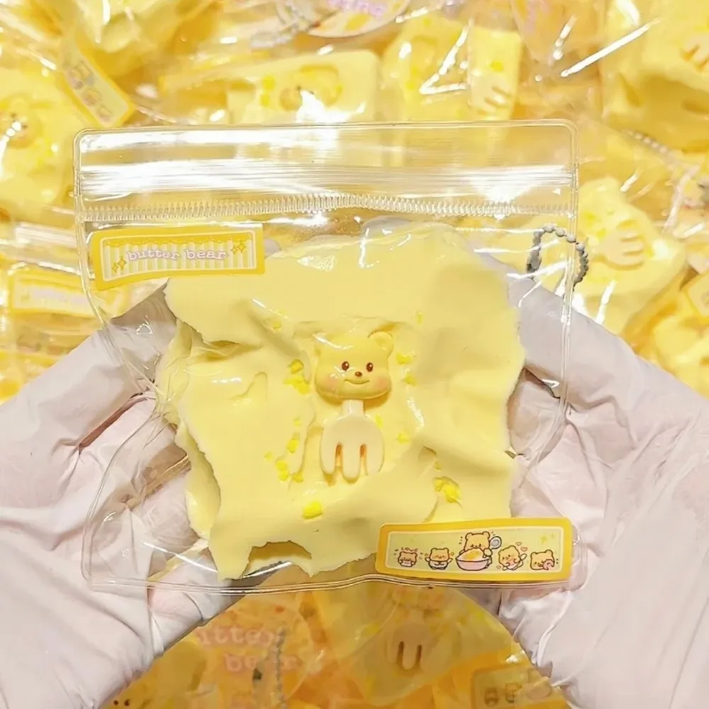 Cheese Cube Squishy Stress Relief Decompression Toy — photo 4