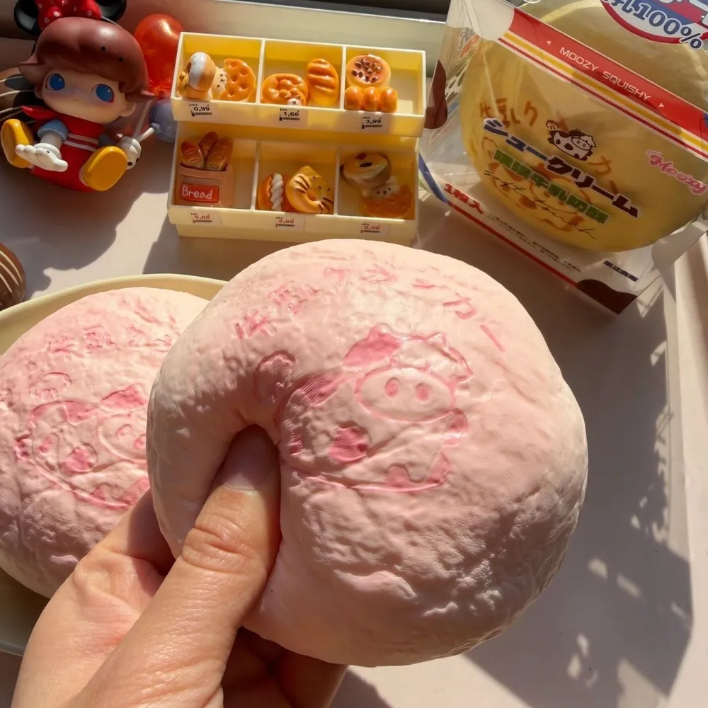 Cheese Milk Bun Slow Rising Squishy Stress Relief Decompression Toy — photo 2