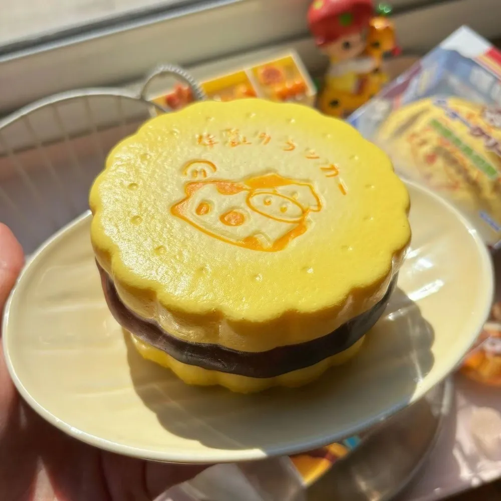 Cheese Milk Bun Slow Rising Squishy Stress Relief Decompression Toy — photo 5