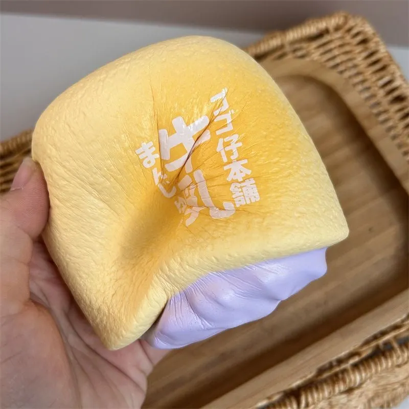 Cheese Milk Bun Slow Rising Squishy Stress Relief Decompression Toy — photo 4