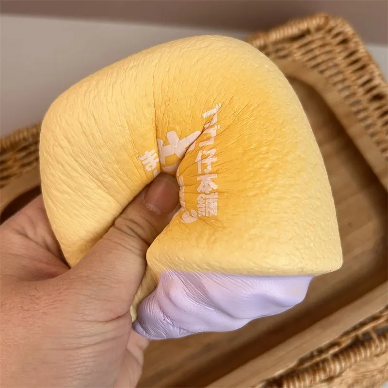 Cheese Milk Bun Slow Rising Squishy Stress Relief Decompression Toy — photo 5