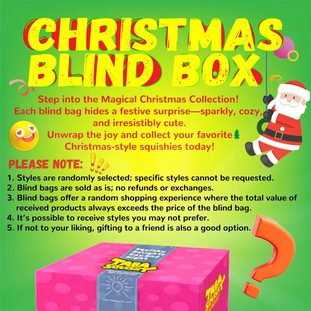 Christmas Blind Bag Taba Squishy — photo 2