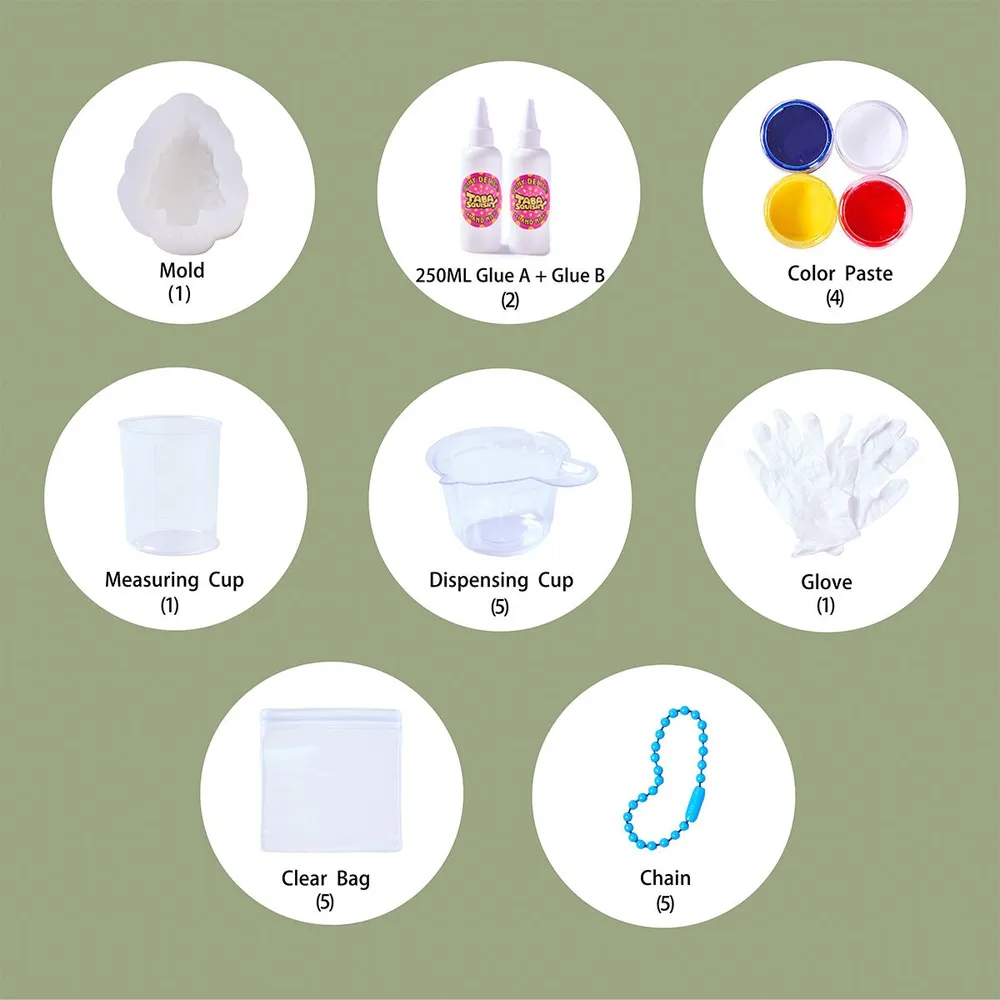 Christmas Tree Taba Squishy DIY Mold Set — photo 4
