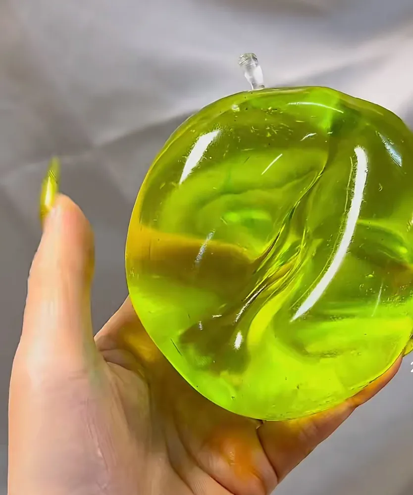 Clear Apple (Zero bounce-back) Squish Fidget Toy — photo 2