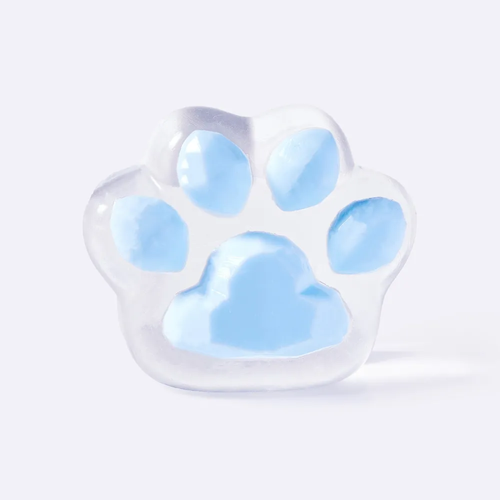 Clear Blue Cat Paw