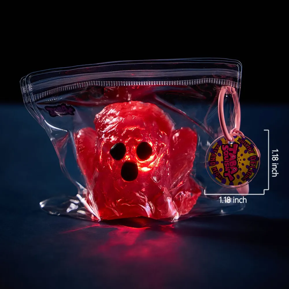 Clear Ghost with Red Light Taba Squishy — photo 5