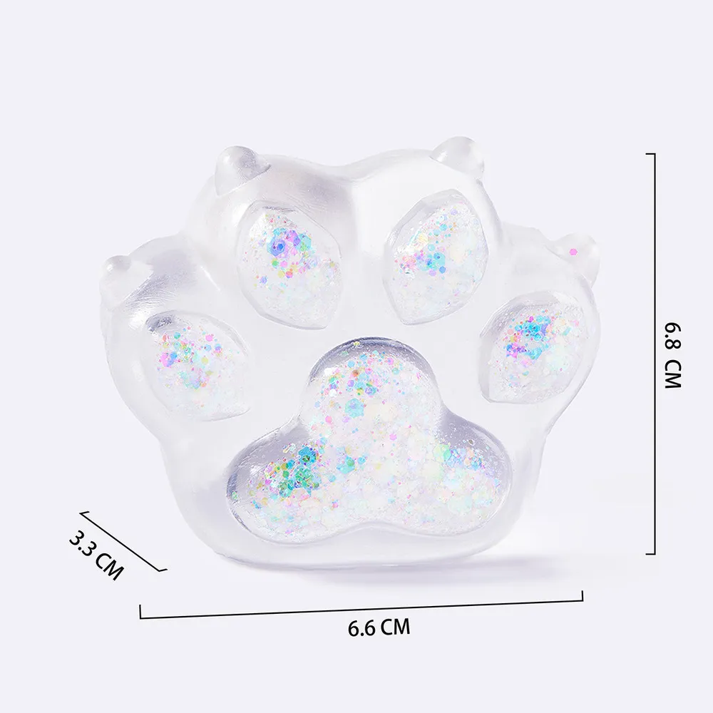 Clear Holographic Cat Paw with Claws — photo 2