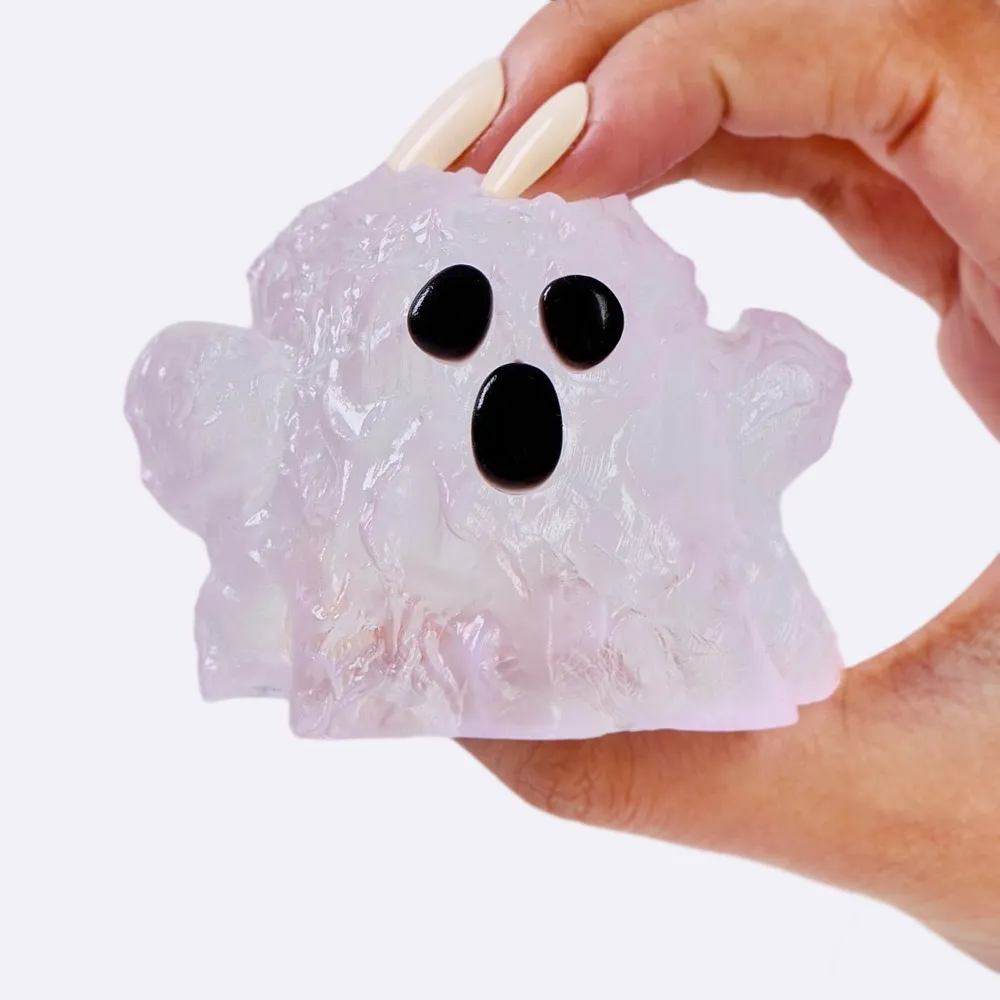 Clear-pink Ghost Taba Squishy — photo 5
