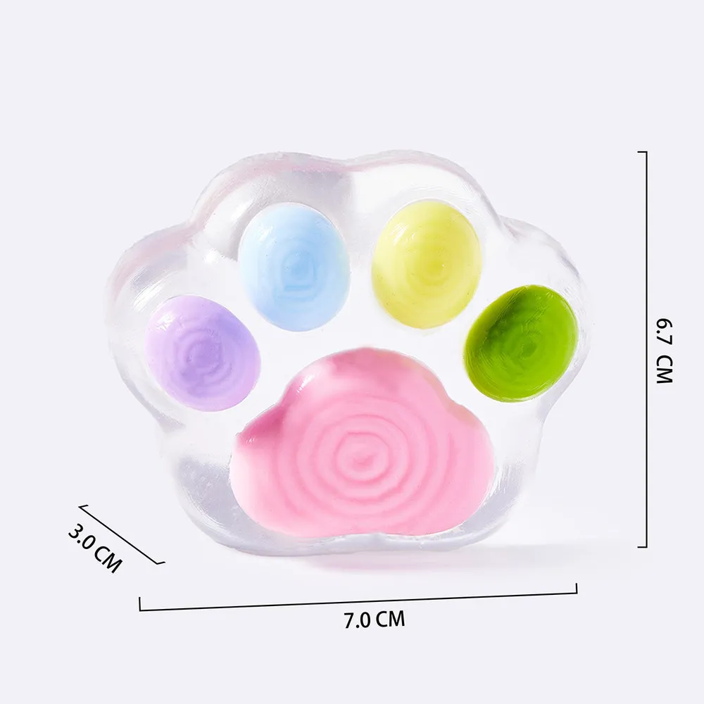 Clear Rainbow Cat Paw — photo 2