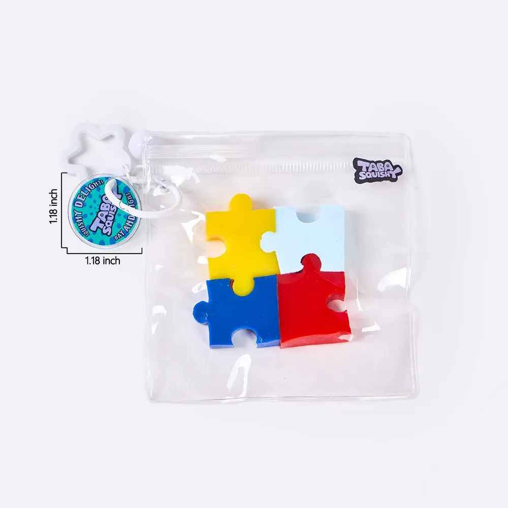 Colorful Autism Puzzle Taba Squishy — photo 5