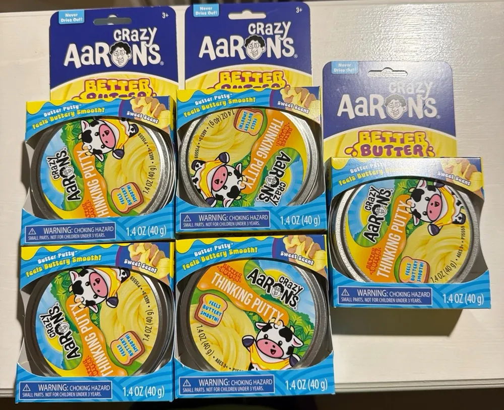 Crazy Aaron's Better Butter Thinking Putty (5pc)