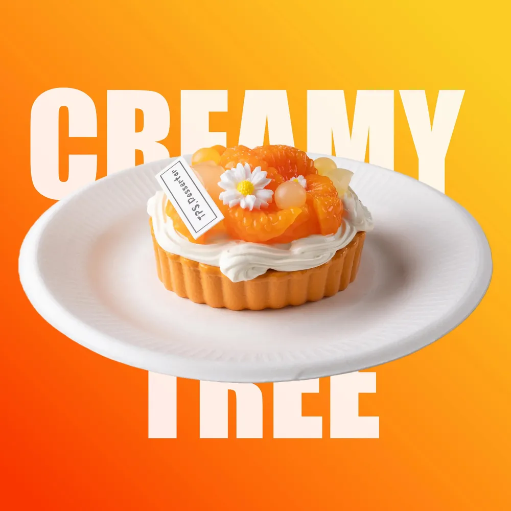 【CT009】Orange Tart Squishy Toy